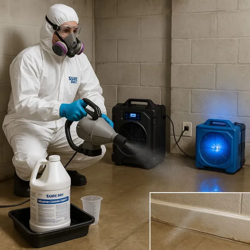 Sanitization and Odor Removal process in Chevy Chase, MD